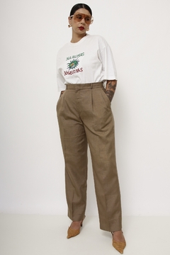 Imagem do Calça cintura alta YSL bege vintage