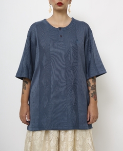 Polo verde longa vintage - loja online