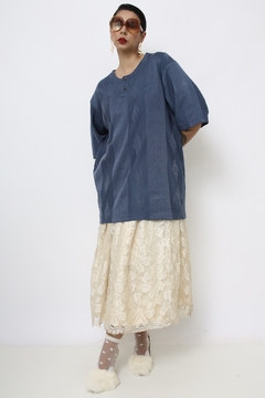 Polo verde longa vintage - comprar online