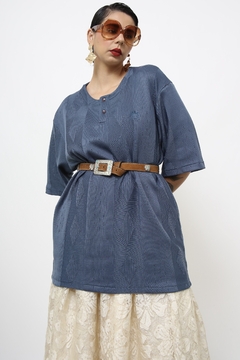 Polo verde longa vintage - comprar online