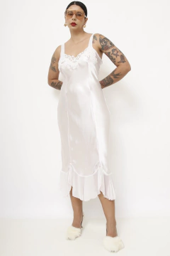 Camisola leve rosinha babado vintage na internet