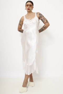Camisola leve rosinha babado vintage