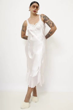 Camisola leve rosinha babado vintage