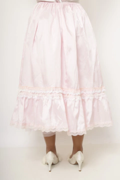 Maxi saia rosa base de tulão na internet