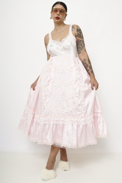 Imagem do Maxi saia rosa base de tulão