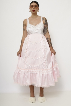 Maxi saia rosa base de tulão na internet