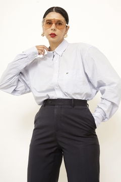 Camisa azul LACOSTE azul clara classica na internet