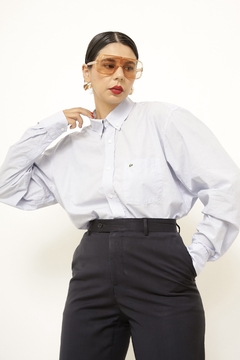 Camisa azul LACOSTE azul clara classica