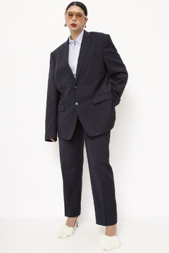Conjunto VERSACE azul CALÇA +BLAZER - Capichó Brechó