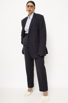 Conjunto VERSACE azul CALÇA +BLAZER - Capichó Brechó