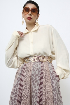 Camisa 100% seda Carla Ribeiro