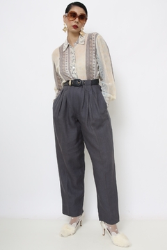 Camisa estampada 100% seda TESS