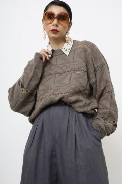 Pulover grosso cinza MULHOUSE - loja online