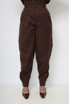 Calça marrom bag vintage na internet
