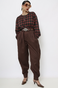 Calça marrom bag vintage - loja online