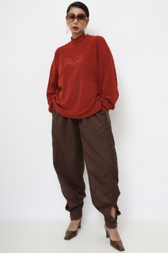 Blusa plush vermelho vintage - comprar online