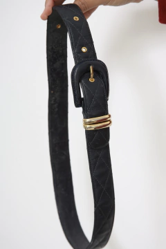 Cinto azul marinho couro na internet