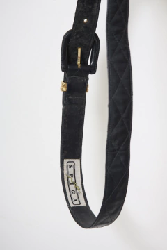 Cinto azul marinho couro - comprar online