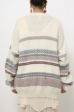 Pulover vintage off com estampa - Capichó Brechó