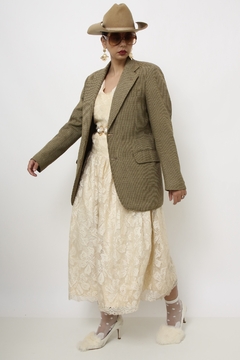 Blazer xadrez oliva DUCAL
