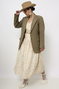 Blazer xadrez oliva DUCAL - comprar online