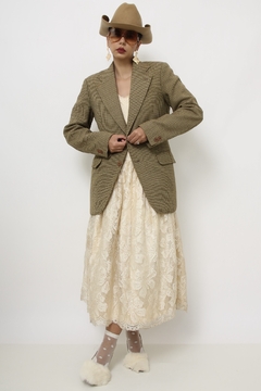 Blazer xadrez oliva DUCAL - comprar online