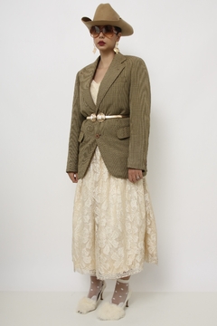 Blazer xadrez oliva DUCAL