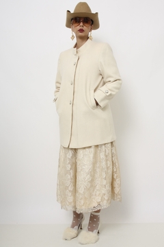 Blazer off 100% lã forrado vintage - Capichó Brechó