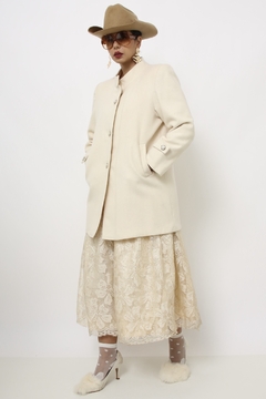 Blazer off 100% lã forrado vintage