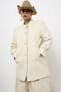 Imagem do Blazer off 100% lã forrado vintage