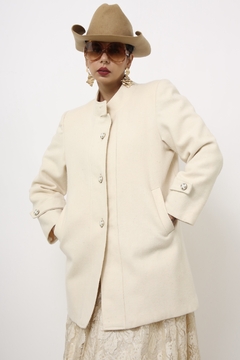 Blazer off 100% lã forrado vintage
