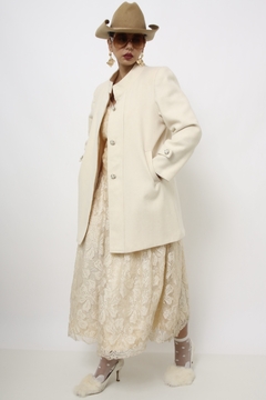 Imagem do Blazer off 100% lã forrado vintage