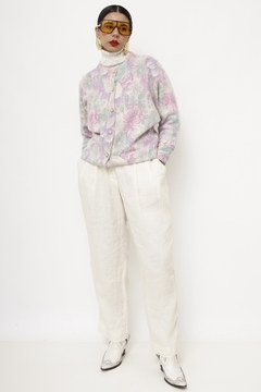 Cardigan floral ROBLES vintage - comprar online