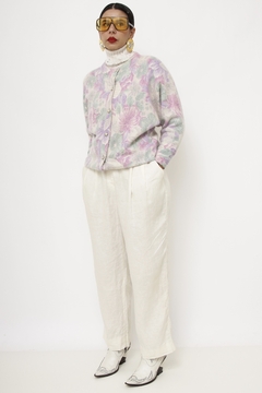 Cardigan floral ROBLES vintage - Capichó Brechó