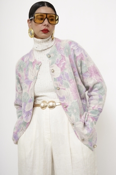 Cardigan floral ROBLES vintage na internet