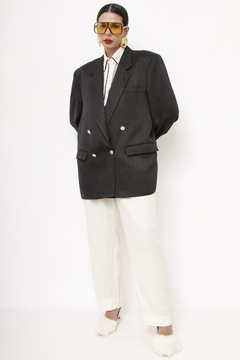 Blazer CRISTHIAN RITZ vintage ombreira - Capichó Brechó