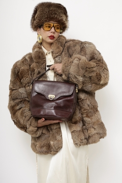 Bolsa marrom couro vintage SMART BAG