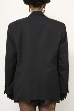 Blazer preto forrado vintage - comprar online