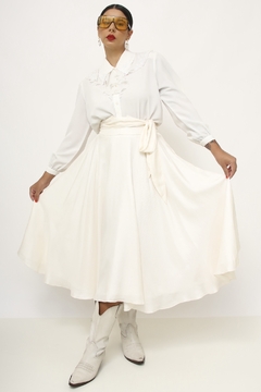 Imagem do Saia midi Jane Fonseca off white