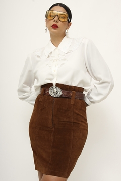 Saia 100% couro LE LIS BLANC - comprar online