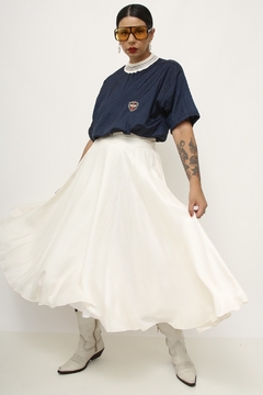 Blusa azul gola listra esportiva - comprar online