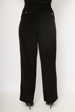 Calça veludo cotele preta - loja online