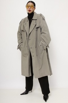 Trend Coat cinza forrado vintage na internet