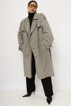 Trend Coat cinza forrado vintage - comprar online