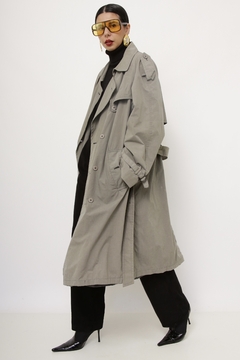 Trend Coat cinza forrado vintage na internet