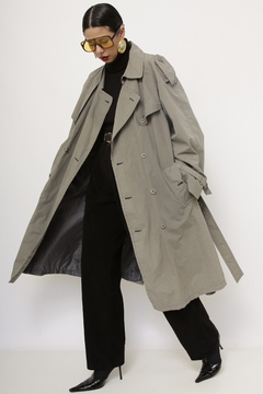 Trend Coat cinza forrado vintage - Capichó Brechó