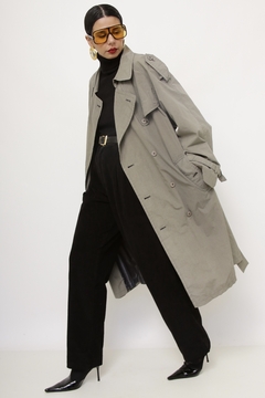 Trend Coat cinza forrado vintage - loja online