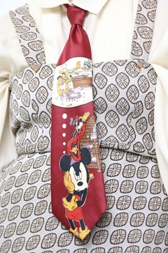 Gravata estampa personagens