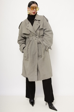 Trend Coat cinza forrado vintage - comprar online