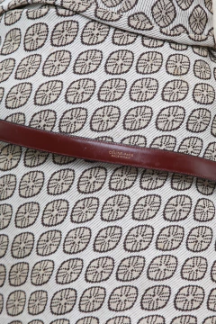 Cinto celine cereja fivela carroagem original - Capichó Brechó
